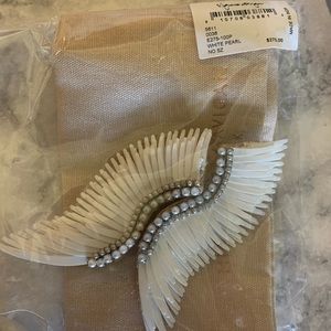 Mignonne Gavigan Designer Earrings White / Gold